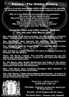 Slavery the Hidden History Flyer