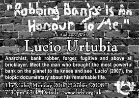 Off With Their Heads Lucio Urtubia Flyer