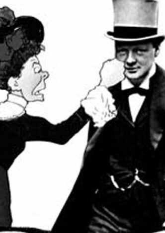 Theresa Garnette Vrs. Winston Churchill Poster