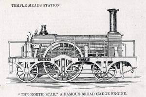 The North Star locomotive. 