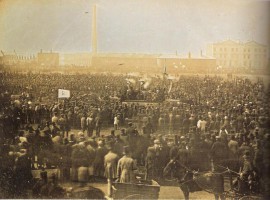 A Chartist Meeting on Kennington Common.