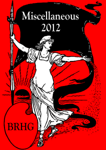 Miscellaneous 2012