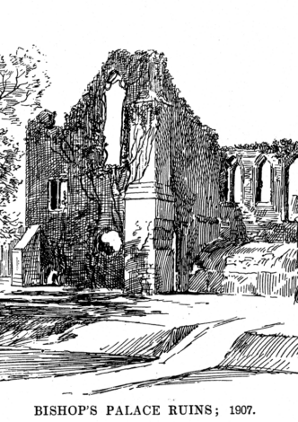 Ruins of the Bishop's Palace by Loxton