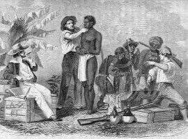European and African slave traders, 1856.