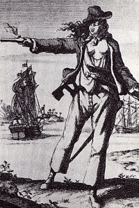 Mary Read; from Histories der Engelsche Zee-Roovers, 1725.