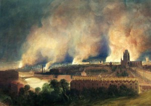 Bristol Burns, 1831, W. J. Müller 