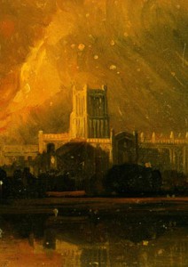 The Burning of the Bishop's Palace, 1831, W. J. Müller