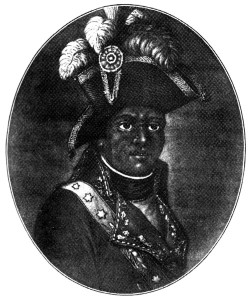 Toussaint L'Ouverture, a Maroon* leader from Haiti, he defeated both British and French armies. Above right and possibly left by C. H. Dietrich.