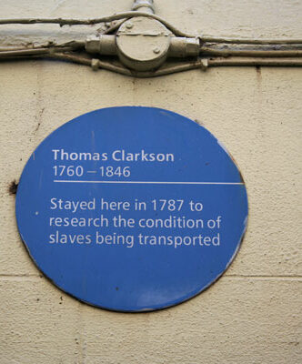 The Bristol Civic Society plaque on The Seven Stars.