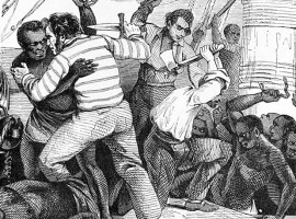 "A slave revolt is terrible because one cannot fire on them, since each man is worth at least 1,000 francs", 1883, Albert Laporte.