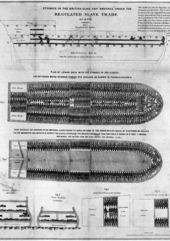 An African dealer marches Slaves to the coast where they will be sold.