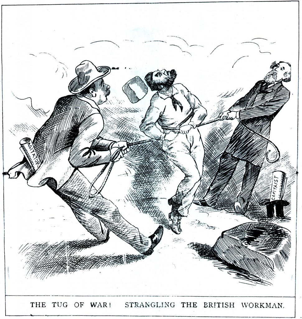 The Tug Of War! Strangling The British Workman