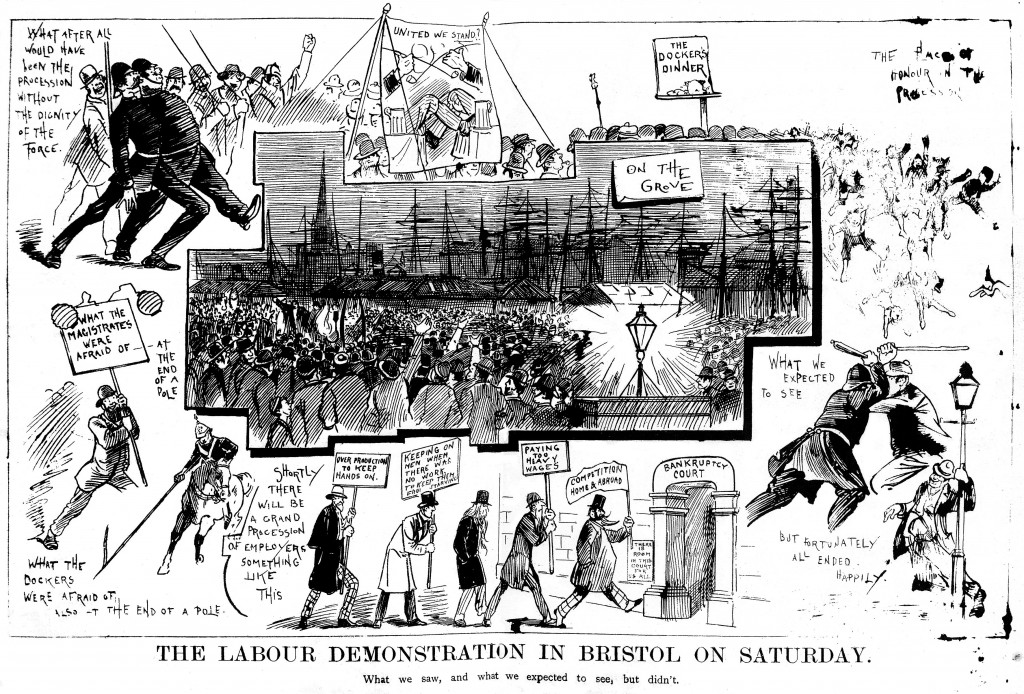 Labour Demonstrations In Bristol On Saturday.