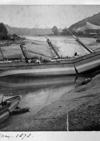 Wrecks On The River Avon Poster