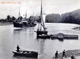 The River Avon from Pill.