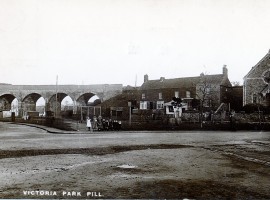 Pill viaduct in about 1910.