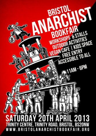 Bristol Anarchist Bookfair 2013 Poster