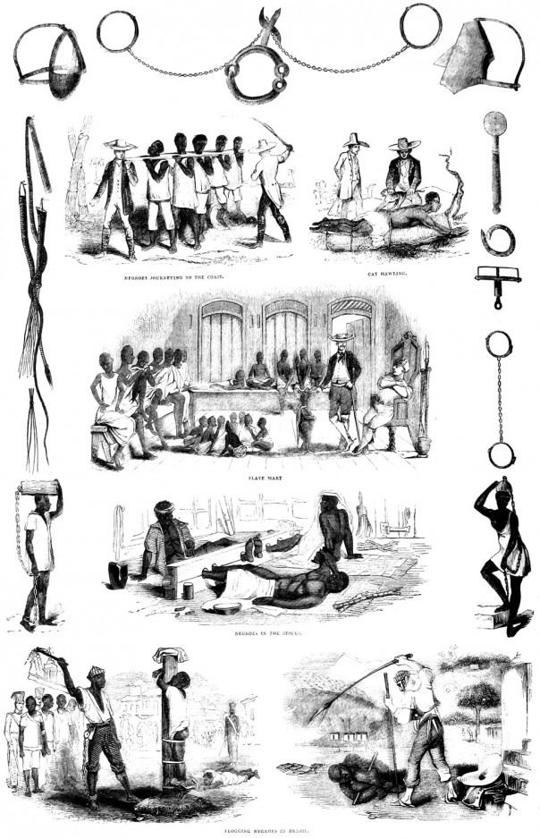 Pictures of slavery and slave punishment