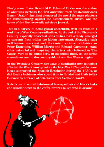 Anarchism in Bristol and the West Country Back Cover