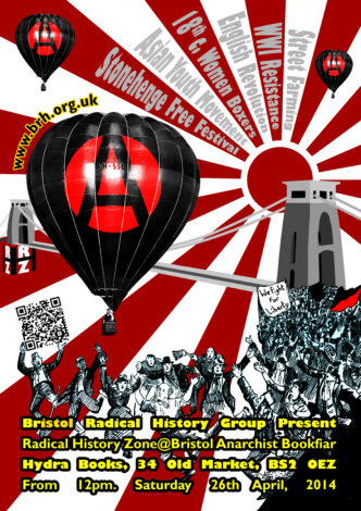 Bristol Anarchist Bookfair 2014 Poster