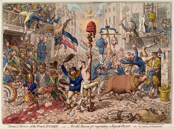 Promis'd horrors of the French invasion, - or - forcible reasons for negotiating a regicide peace