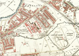 Eastville Workhouse map 1880