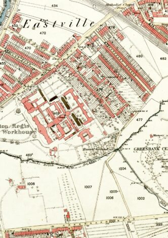 Eastville Workhouse map 1880