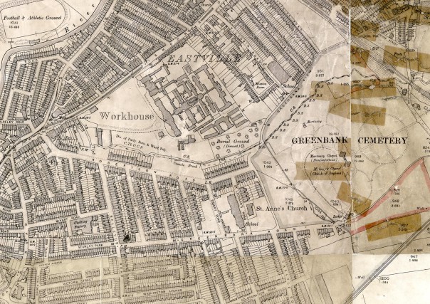 Eastville Workhouse map 1900