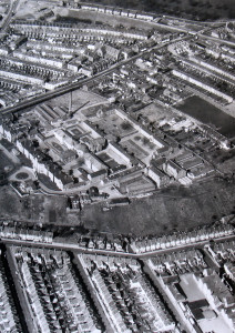 Eastville from the air in 1967