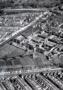 Eastville Workhouse from the air in 1967