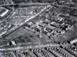 Eastville Workhouse from the air in 1967