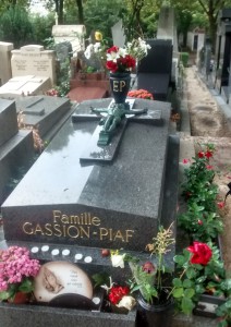Edith Piaf’s grave