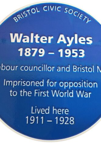 Walter Ayles Blue Plaque 12 Sation Road Ashley Down Bristol