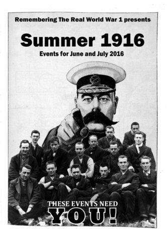 Poster for Remembering the Real WW1 – Summer 1916