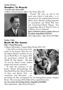 Summer 1916 Programme Page 2