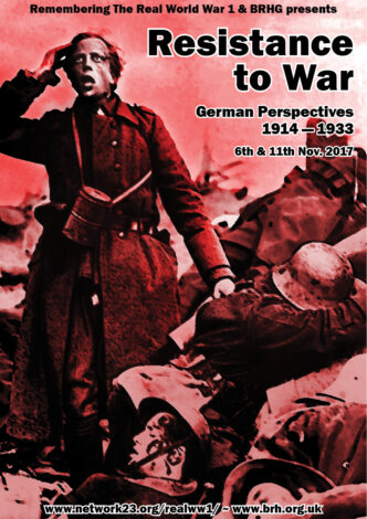 Poster for Resistance to War: German Perspectives 1914-1933