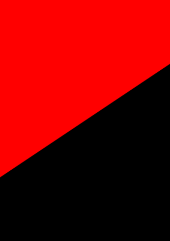 Red and black anarchist flag