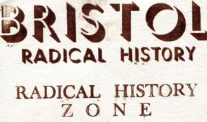 Bristol Radical History - example of letterpress fonts by Dennis Gould