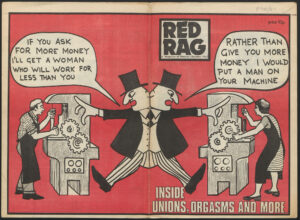 The covers of Red Rag No3, 1975.