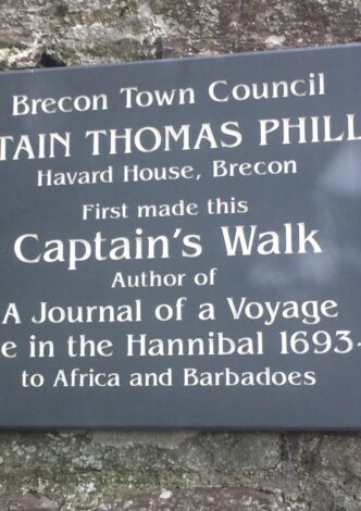 Update – Brecon plaque commemorates slave trader Poster