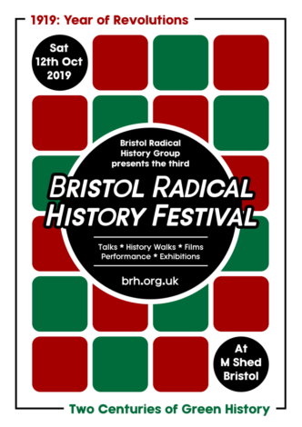 Poster for Bristol Radical History Festival 2019