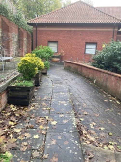 Montpelier health centre garden yard