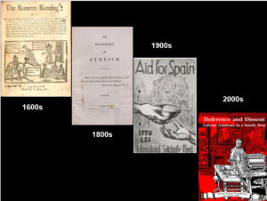 Selection of radical pamphlets from 1600s to BRHG radical pamphleteer series