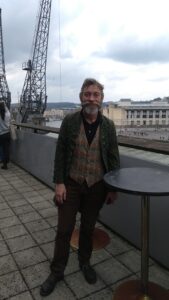Ciaran Walsh as WIlliam Morris, Bristol Radical History Festival MShed (2023) Photo: Steve Hunt