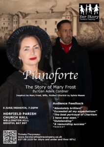 Publicity flyer featuring Mary Frost the Chartist
